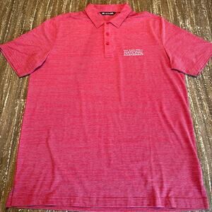Travis Mathew USA Pickleball National Championships Polo Shirt Red Men’s Size L